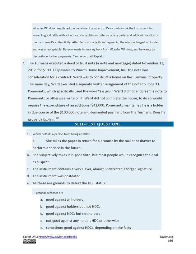 Business Law and the Legal Environment - Page 866